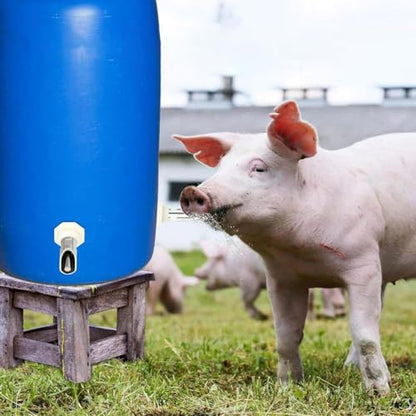 Livestock Waterer Nipple,Leakproof Automatic Feeder - Farm Animal Water Nipple Set for Goat | for Cattle Hogs Goat Horse Calf Dog Drinking Barrel Trough Bucket