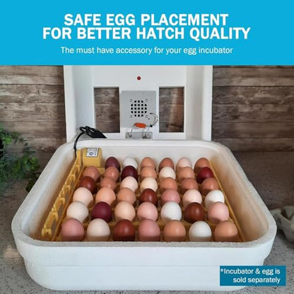 GQF 1611 Hova-Bator Turner with 6 Universal Egg Racks