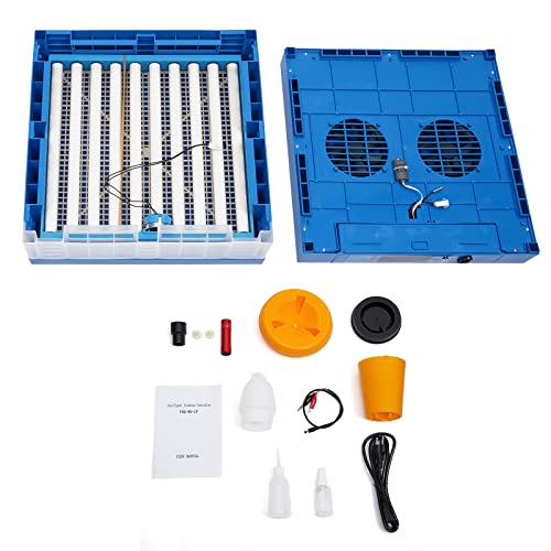 Egg Incubators Kits, 64 Eggs Incubators for Hatching Eggs Automatic Egg Turning Incubator Digital Display Temperature Control One Key Smart Chicken Egg Incubator with Feeder for Ducks, Quail, Pigeons