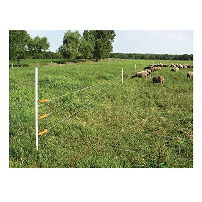 5PCS Electric Fence Synthetic Rubbergate Rubber Gate Handle, Heavy Stamped Steel Hook, Yellow