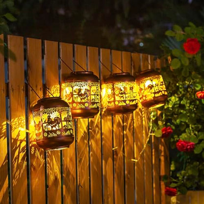 Chicken Solar Lanterns Outdoor Waterproof,Hanging Solar Lights Chicken Gifts for Women Men Metal LED Decorative Light for Yard,Patio,Lawn,Tabletop,Pathway,Landscape,Garden Decor - style: Chicken
