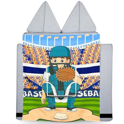 Couch Swag Play Panel for Childrens Foam Sofa Kids Couch (Baseball) - style: Baseball