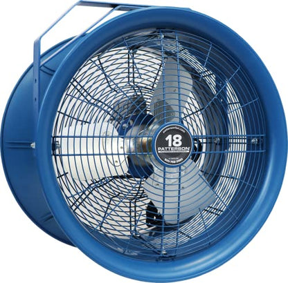 Patterson Fan H18A High Velocity Fan, Yoke Mount,1 PH 115/220v - size: 24" Diameter, style: Yoke Mount