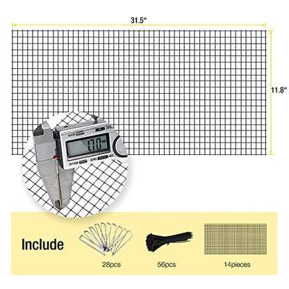 Aivituvin Chicken Wire Mesh Poultry Fence Chicken Coop Bottom Barrier to Keep Your Flock Safe from Predators - color: Chicken Coop Bottom Barrier