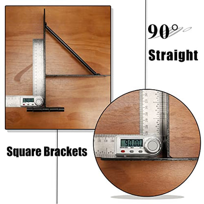 Mofeez Corner Brace Bracket No Sag Kit for Shed Doors, Driveway Gates, Corral Gates, Wood Windows (2 Sets) - style: Anti Sag Gate Kit - 2Set