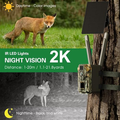 Outdoor Wildlife Trail Camera Wireless Security Camera with Camouflage Pattern Motion Detection for Hunting Surveillance