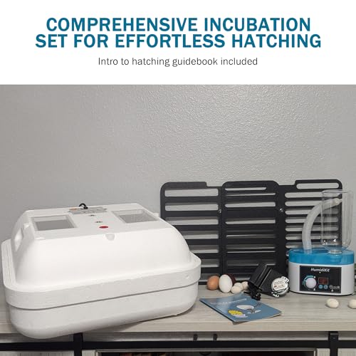 HovaBator 2370 Starter Egg Incubator Kit (Add Quail Tray, Add HumidiKit) - size: Add Quail Tray, style: Add HumidiKit