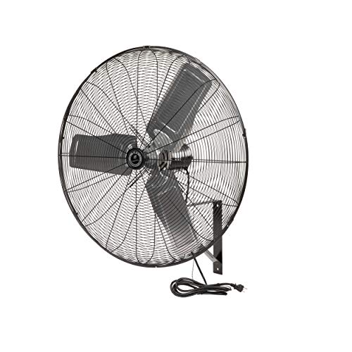 TPI Corporation Single Phase Wall Mount Commercial Circulator – 30" Diameter, 120 Volt Exhaust Fan – Ventilation Fans. Commercial Extractor Fans - size: 30”, style: Wall
