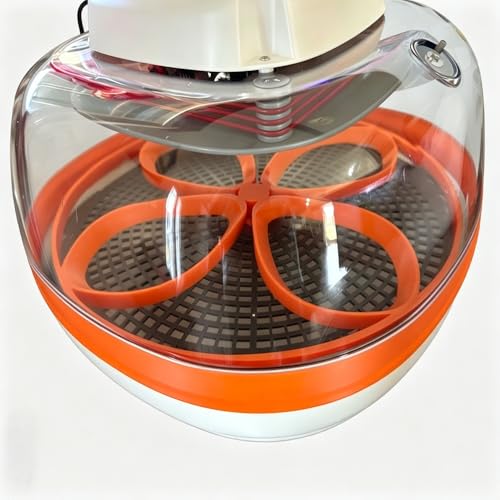 Emu Egg Turner for Nurture Right 360 Incubator – Replacement Tray Insert for Large Eggs, Automatic Egg Turning Accessory, Stable Hatch Support (White, Emu Egg Turner)
