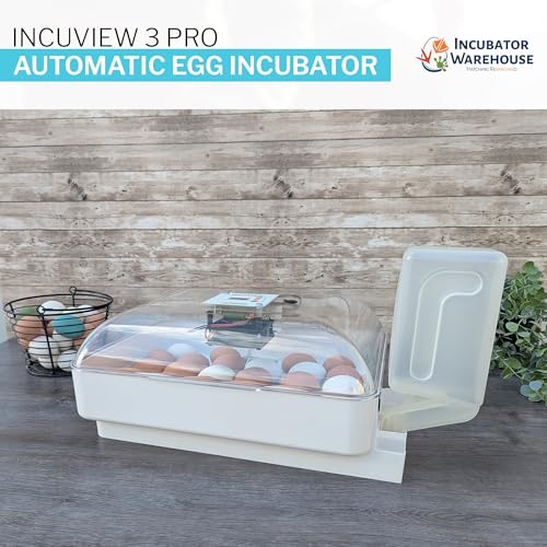 IncuView 3 Pro All-in-One Automatic Egg Hatching Incubator with AquaTank - style: IncuView + AquaTank (Extra Capacity)