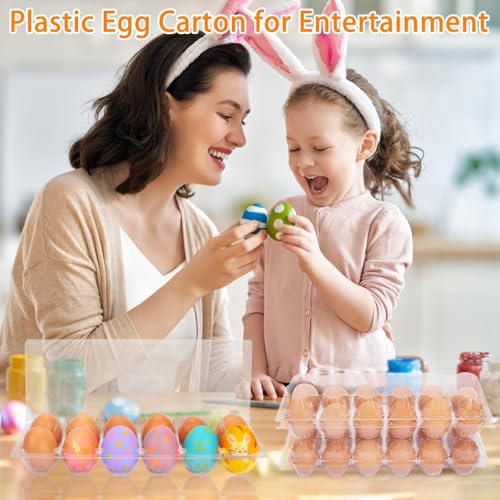 120Pack Egg Cartons Cheap Bulk Empty Egg Cartons Egg Holders for Home Ranch Chicken Farm, Commercial Business Market Display, 2x6 Grids, Large - size: Large, style: 2x6Grids-120count
