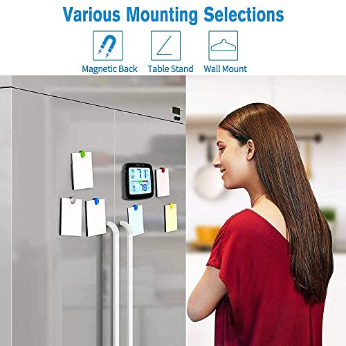 SMARTRO SC92 Professional Indoor Outdoor Thermometer Wireless and SC42 Professional Digital Hygrometer Indoor Thermometer Room Humidity Gauge Temperature and Humidity Meter & Pro Accuracy Calibration