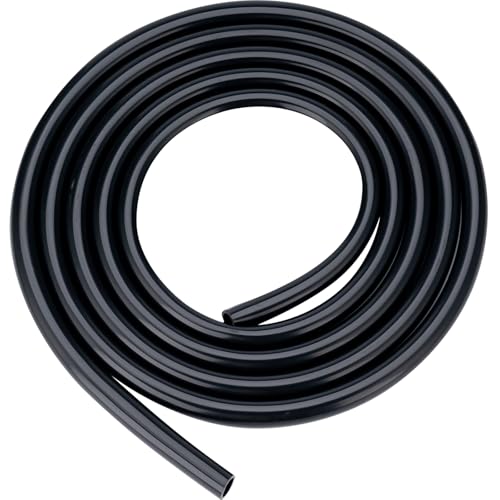 Eastrans 3/16" ID Silicone Tubing, Food Grade 3/16" ID x 5/16" OD Flexible Pure Silicone Hoses High Temp for Home Brewing,10 Feet Length,Black - size: 3/16" ID x 5/16", style: 10 Feet
