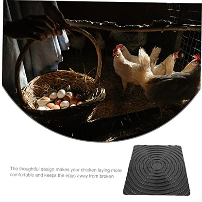 Chicken Nesting Pads Washable Silicone Liner for Chicken Coop Soft Egg Protection Mat Reusable Nest Box Bedding for Hen Nesting Boxes Easy to Clean and Maintain