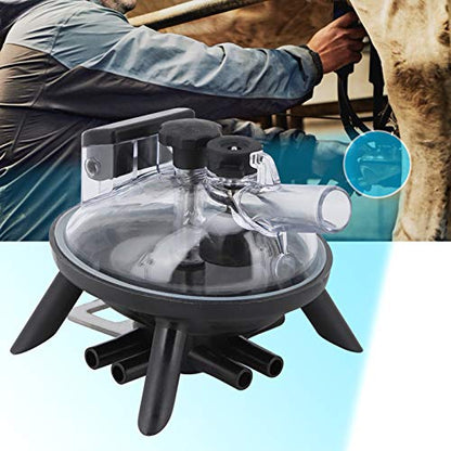HEEPDD 240ml Milking Claw, Accessory for Cow Milk Machine, Ideal for Dairy Farms with Flexible Use 240ml Milking Claw, Plastic Replacement Nan Gardening