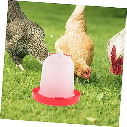 GALPADA 1PC Thickened Plastic Poultry Drinker Automatic Waterer for Chickens Quail Birds Convenient Feeding Dispenser for Home Farm Use No Waste Design for Clean Water Supply