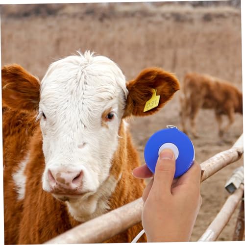 Animal Weight Measuring Tape for Cattle and Pigs 10m Length Sturdy Farm Measuring Tool for Livestock Accurate Weight and Height Measurement Essential for Farmers Style