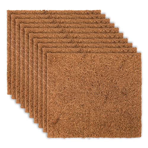Chicken Nest Pad, 33 x 33 cm Washable Plastic Chicken Nest Box Liner,Chicken Nest Box,Chicken Nest Box Plastic Mat, Chicken Coop Bedding Liners Mat Laying Hen Nesting Box Pads for Hen Laying(10pcs) - color: 10pcs