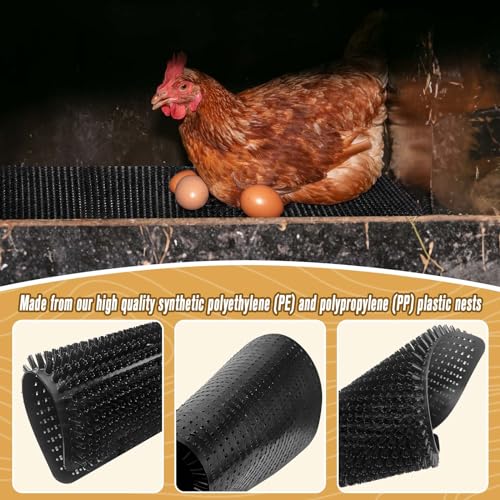 Chicken Nesting Pads, Washable Nesting Pads for Chicken Coop, Nesting Box Pads, Chicken Bedding for Coop, 6 Pack Chicken Nesting Box Pads, Fits Most Chicken Laying Pads 12"x13"
