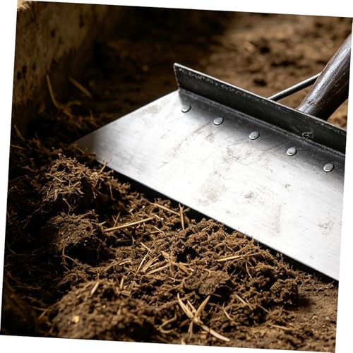Artibetter Manganese Steel Farm Scraper Shovel for Livestock Manure Cleaning 38cm Heavy Duty Flat Metal Shovel Suitable for Barn and Pasture Maintenance