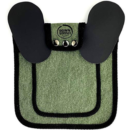 DOWN UNDER OUTDOORS Medium-Large Chicken Saddle with Adjustable Straps, Chicken Apron, Poultry Saver, Pet Supplies, Including Shoulder Cover (Green) - color: Green
