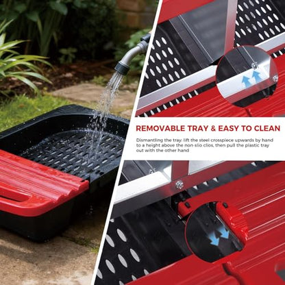 Chicken Nesting Boxes with Cleanable Pull-Out Trays, 3-Hole Wall Mount Roll Away Nest for Easy Cleaning & Egg Collection - size: 3 holes