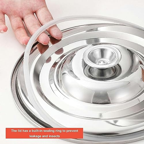 Food Grade Stainless Steel Jar for Storage Milk Transport Can Bucket Wine Pail Barrel with Sealed Lid for Milk Wine Liquid Storage Container - size: 18L