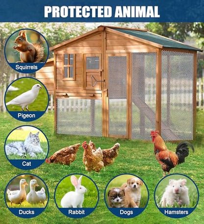 Heavy-Duty 16 inx16.4 ft White Plastic Chicken Wire Mesh, 300GSM Garden Fence with 30 Zip Ties - Flexible Poultry Netting for Balcony Barrier & DIY Crafts - color: 16ft White