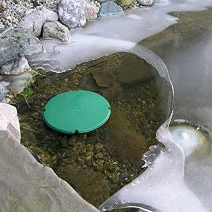Farm Innovators Heated Pond Saucer, 200W Electric Heater for Any Size Fish or Outdoor Ponds, Low-Profile Design with Sealed Internal Wiring