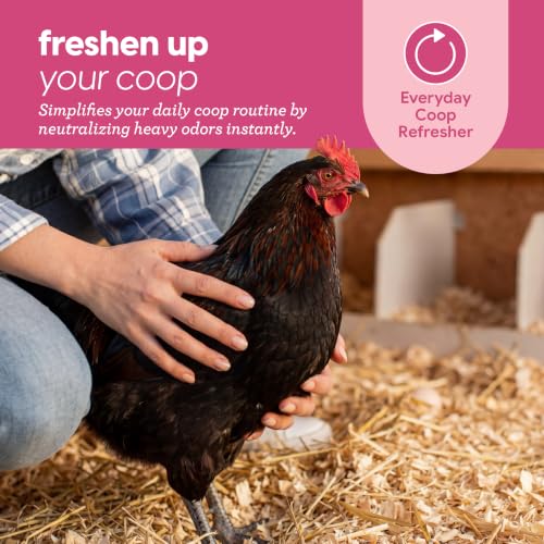 Coop Recuperate for Chickens - Cherry Blossom Coop Refresher for Chickens, 2.5 lb 2 Pack, Controls Odor, Moisture & Ammonia, Bedding Accessories & Deodorizer, Limited Edition Spring Scent