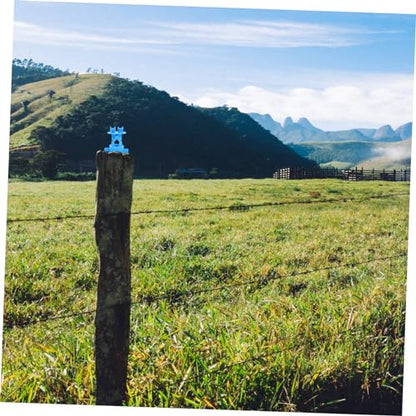 Abaodam 50pcs Electric Fence Insulators Wire Insulators for Farm Fencing Lightweight Material for Livestock Craftsmanship for and Yards