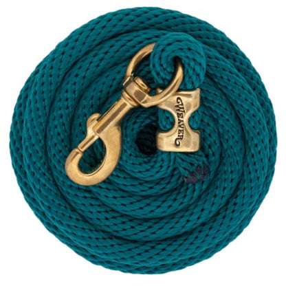 Weaver Equine Performance Lead Rope, Long Horse Lead Rope with Quick Halter Attachment, Soft Comfort Grip, Barn Horse Tack for Daily Use & Showing