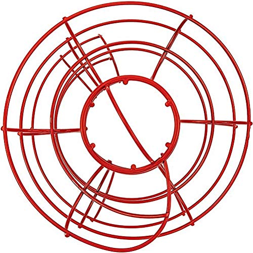 Steel Egg Skelter Dispenser Rack,Spiral Egg Holder, Save space, Egg Display Holder, Wire Chicken Egg Storage Organizer,Egg Basket for Countertop Kitchen (Red) - color: Red