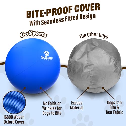 GoSports Pets Herding Ball for Dogs - 25 Inch Dog Toy Ball with Bite-Proof Cover for Medium to Large Dogs