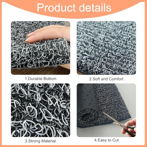 Nesting Pads for Chicken Coop, Washable Plastic Nesting Box Liners, Reusable Box Pads, Coop Accessories for Chicken Hen Box Laying Eggs, Gray,12 x 12 inch (1 Pack) - color: 1 Pack
