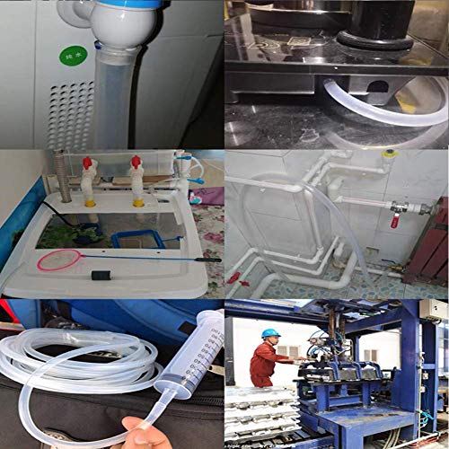 Quickun Pure Silicone Tubing, 12mm ID x 16mm OD High Temp Food Grade Tube Pure Silicone Hose Tube for Home Brewing, Beer Line, Kegerator, Wine Making, Aquaponics, Air Hose by Proper Pour (3.28 Ft) - size: 12mmx16mm, style: 3.28Ft (1meter)