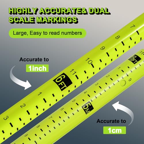 20FT Load Height Measuring Stick with Carrying Bag, Retractable Height Stick for Trucks, Truck Height Measuring Stick with Adjustable Pole, Accurately for Trucks, Car Haulers(Light Green)