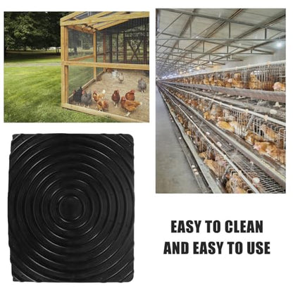 VANZACK Reusable Chicken Nesting Pads Breathable Laying Mats for Coop Nest Box Chick House Easy to Clean Non-Skid Design Keep Eggs