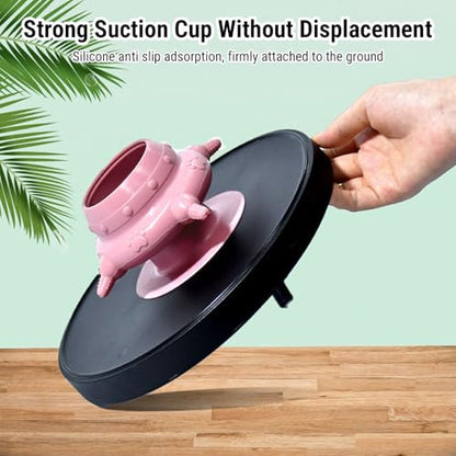 Haofy Puppy Milk Feeder Food Grade Silicone Suction Cup Base Multifunctional Kitten Nursing Station for Newborn Pets Milk Water Feeding Bowl