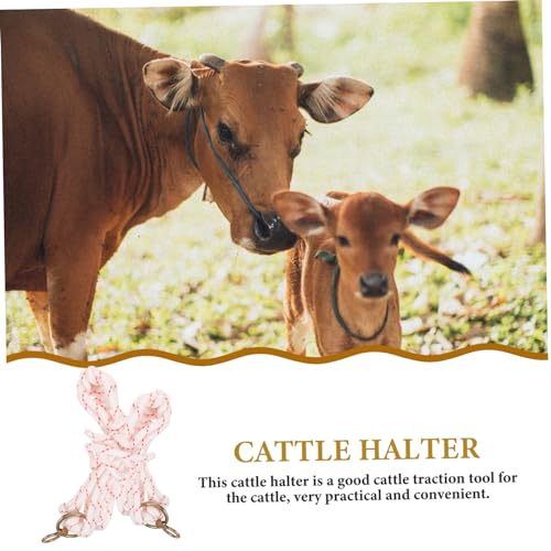 Generic Cattle Traction Halter Wear-Resistant Rope Halter Horse Bridle Alternative Cattle Equipment