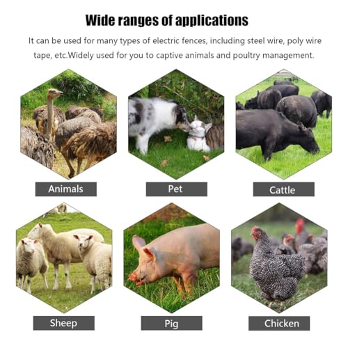 9.9KV Digital Fence Tester Home Garden Horse Livestock Electric Fence Voltmeter LCD Display with Backlight