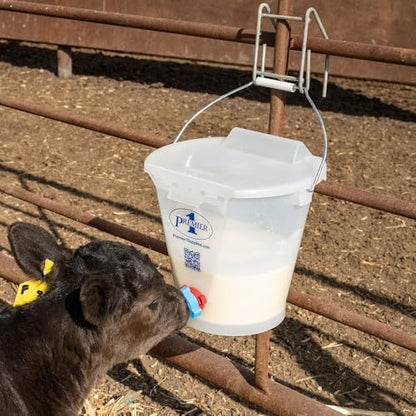 Premier 1 Orphan Calf Milk Feeding Bucket - 2 Gallon
