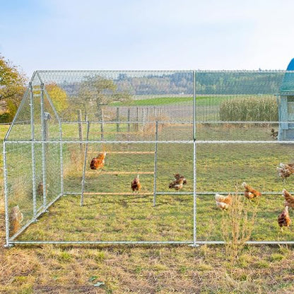 YUMEKA 55" Large Chicken Roosting Bars for Coop, Sturdy Metal Chicken Perch Ladder, Wood Roosting Stand for Hens & Roosters, Chicken Run Accessories & Toys for Backyard Poultry