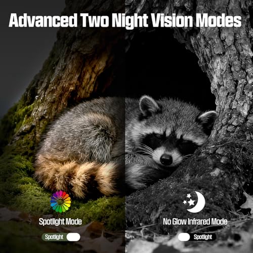 Security Cameras Wireless Outdoor, 4G LTE Cellular Security Camera with Built-in SIM Card, Outdoor Security Camera with 2K Color Night Vision, 360° PTZ View, 2-Way Audio, IP66, No WiFi Needed
