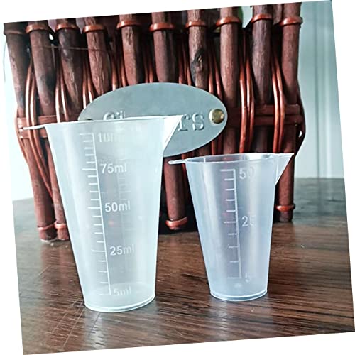 40pcs Farm Measuring Cup Accurate Liquid Measuring Tools Plastic with Scales for Garden Orchard Use and Leakproof Design