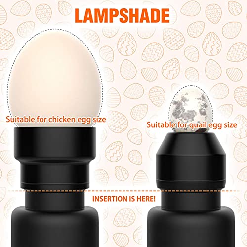 Egg Candler Tester with Cool LED Light for Monitoring Chicken Bird Egg Incubation Development, 100-240V