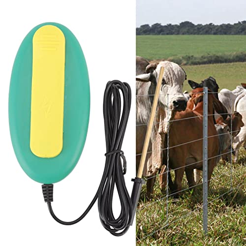 Electric Fence Voltage Tester, Waterproof Fence Fault Finder, Portable Fence Voltage Meter with Warning Light for Farm Garden Livestock Fences