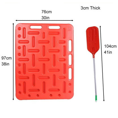 Livestock Sorting Panel, Animal Guide Board, Sturdy Lightweight Livestock Fence for Pig Hog Cattle Sheep Goats(B-76X97CM) - size: B-76X97CM