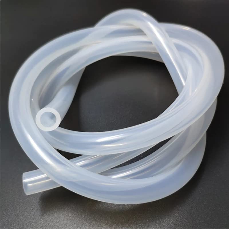 Silicone Tubing 3/8” ID, Food Grade 3/8" ID x 1/2" OD 16 Feet Length Pure Silicone Hose Tube for Home Brewing, Beer Line, Kegerator, Wine Making - size: 3/8" ID x 1/2" OD, style: 16 Feet