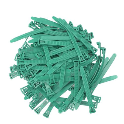 Rengue Numbered Chicken Leg Bands, Easy Apply Poultry Identification Rings, 100 Pieces for Ducks, Chicks, Geese, and Pigeons Numbered Chicken Leg Bands, PP Material, Nan Gardening (Green) - color: Green